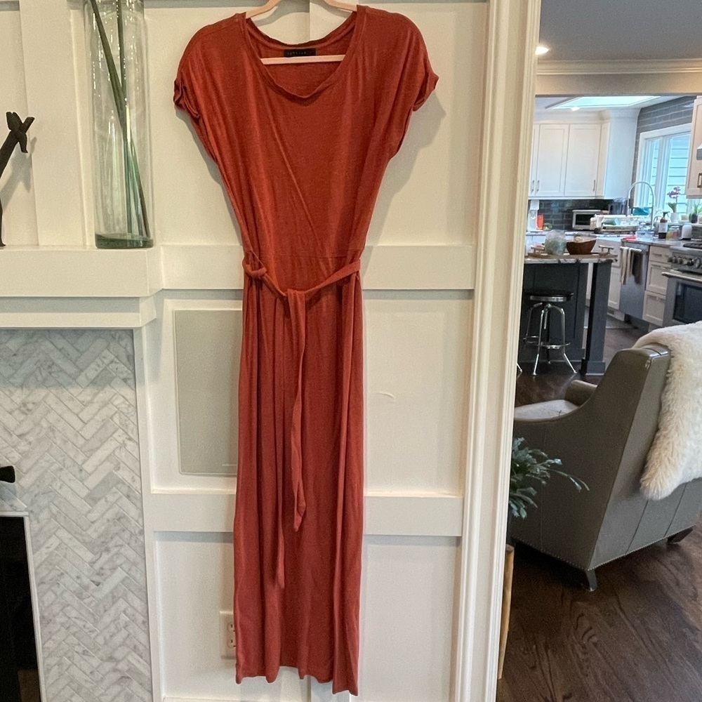 Sanctuary Maxi T-shirt Dress Rust - Picture 2 of 8